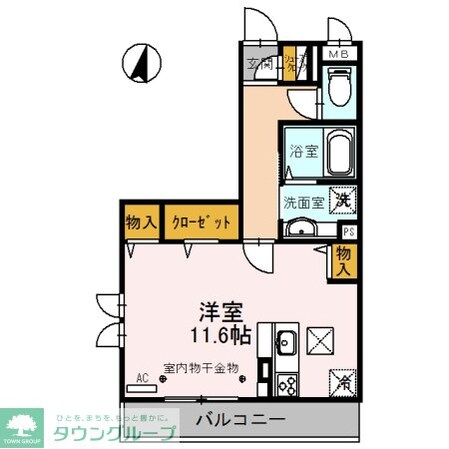 クラール獨協の物件間取画像